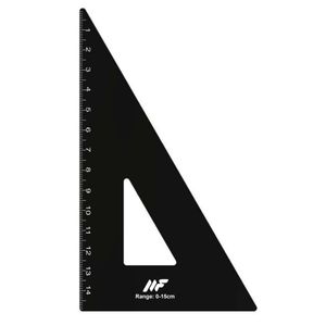گونیا مثلث مفرد مدل tg.2_15cm گستره‌ ۱۵ سانتی متر
