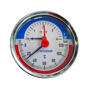 گیج دما و فشار ریترم مدل p100
