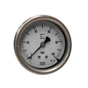 گیج فشار آی‌تک مدل p103 گستره 100 بار