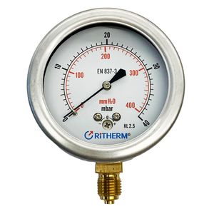 گیج فشار رایترم مدل 40mbar 6cm