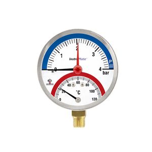 گیج فشار و دما اینسترومیت مدل 114tm