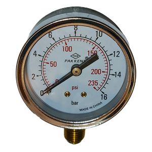 گیج فشار پکنز مدل 16bar 235psi