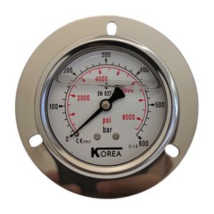 گیج فشار کره مدل 6cm back 600bar
