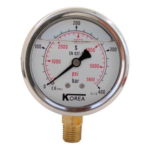 گیج فشار کره مدل 6cm down 400bar