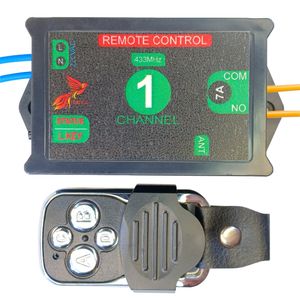 گیرنده و ریموت دربازکن 220 ولت تک کانال مدل ch001