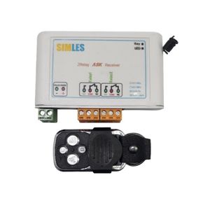 گیرنده و ریموت دو کانال سیملس مدل 01