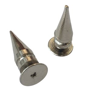 یراق اسپایک چرم دوزی مدل میخی کد spk20x2 بسته 2 عددی