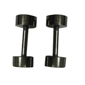 یراق چرم دوزی مدل دنبلی کد dumble 2x blackبسته 2 عددی