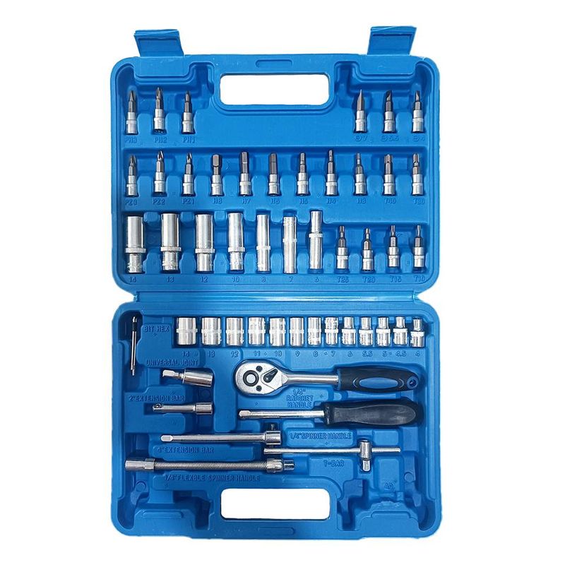 آچار بکس 1_4 مدل new tools مجموعه 53 عددی