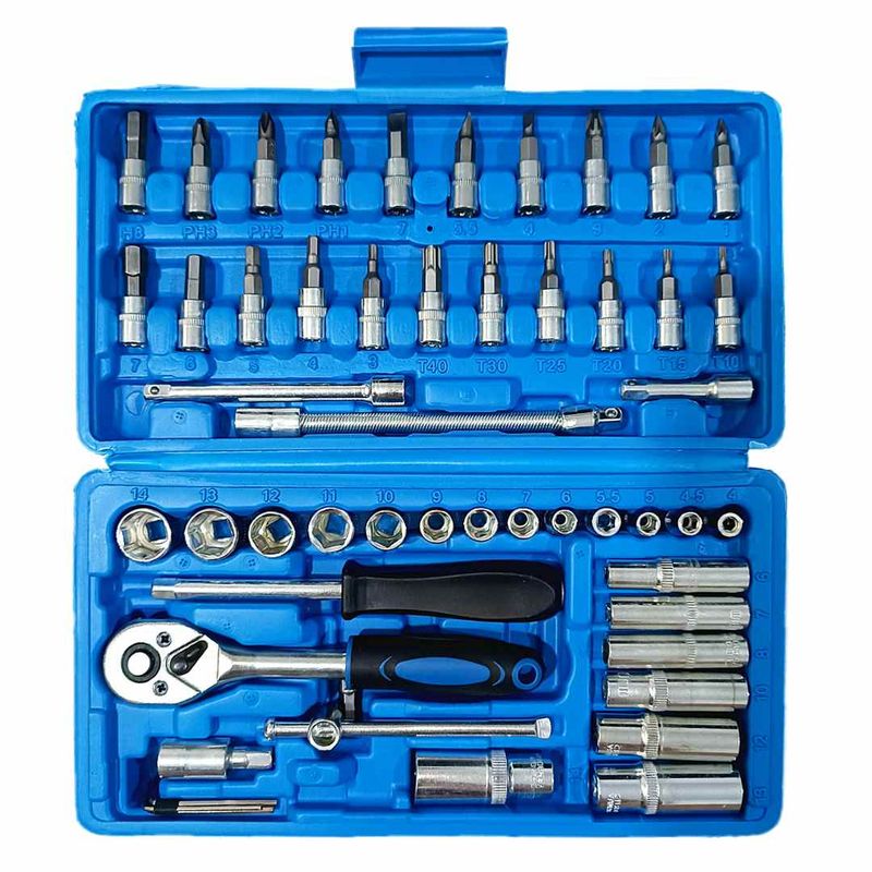 آچار بکس نیو تولز مدل 53pcs مجموعه 53 عددی