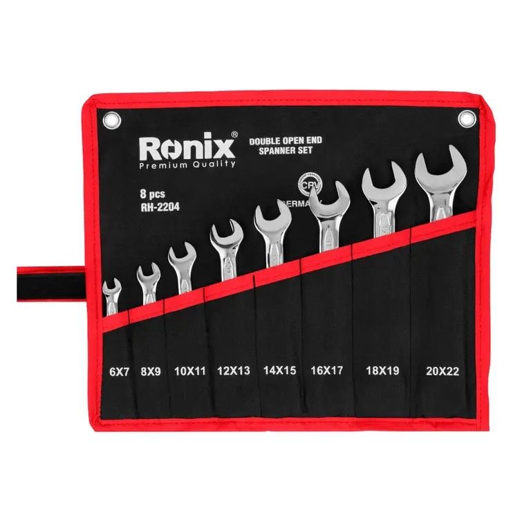 آچار دو سر تخت رونیکس مدل rh 2204 مجموعه 8 عددی