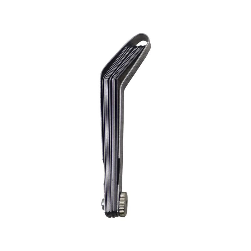 آچار فیلر کوالیتی تولز مدل سرکج کد yp 0.127 0.508 مجموعه 16 عددی