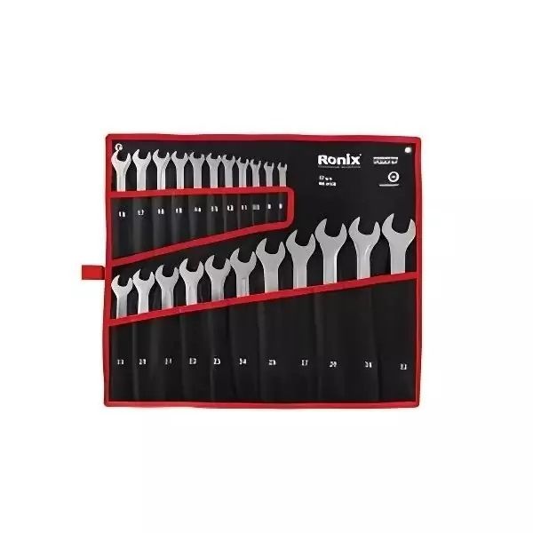 آچار یکسر تخت و یکسر رینگی رونیکس مدل rh 2159 مجموعه 22 عددی