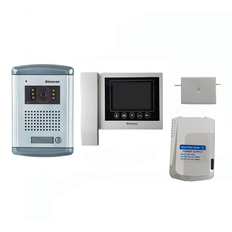 آیفون تصویری سیماران مدل 43tkm200v1 مجموعه 4 عددی