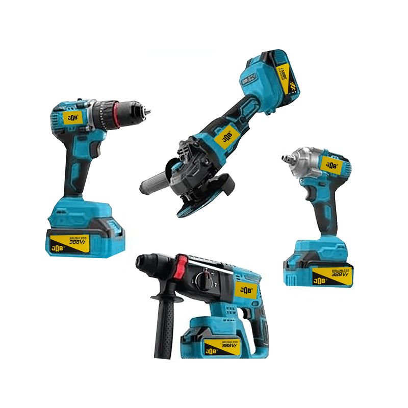 ابزار کارگاهی جاب مدل jb 388 new power 4pack مجموعه چهار عددی