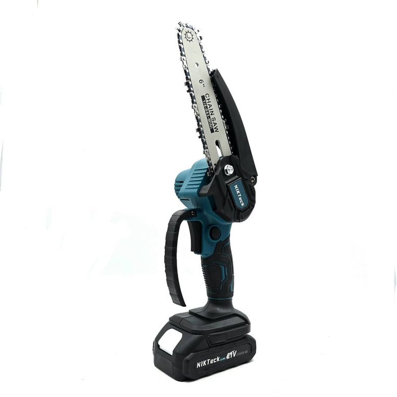 اره زنجیری سرشاخه زن شارژی نایک تک مدل 6inch 21v