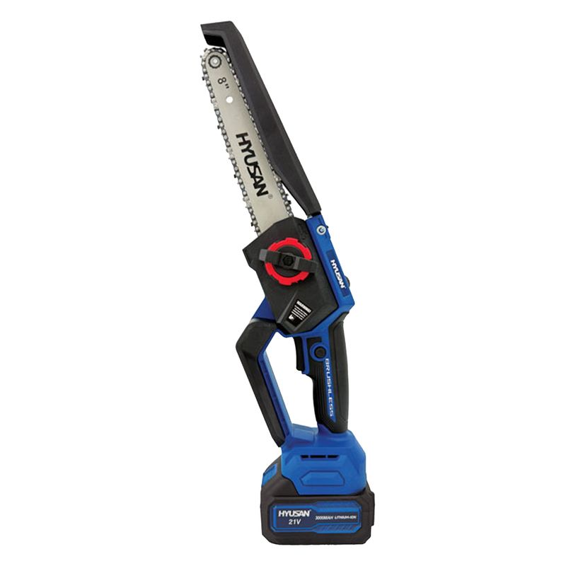 اره زنجیری شارژی هیوسان مدل تیغه 20 سانت کد hs 8021b