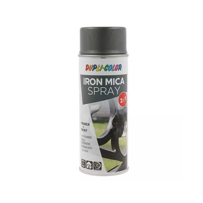 اسپری رنگ آهن خاکستری دوپلی کالر مدل iron mica حجم 400 میلی لیتر