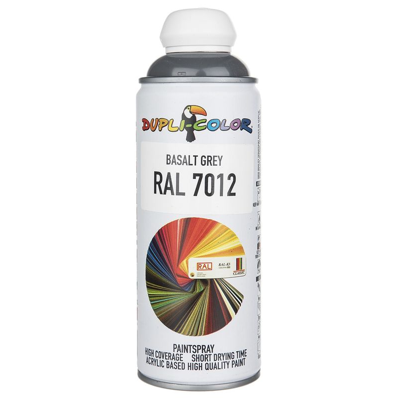اسپری رنگ خاکستری دوپلی کالر مدل ral 7012 حجم 400 میلی لیتر