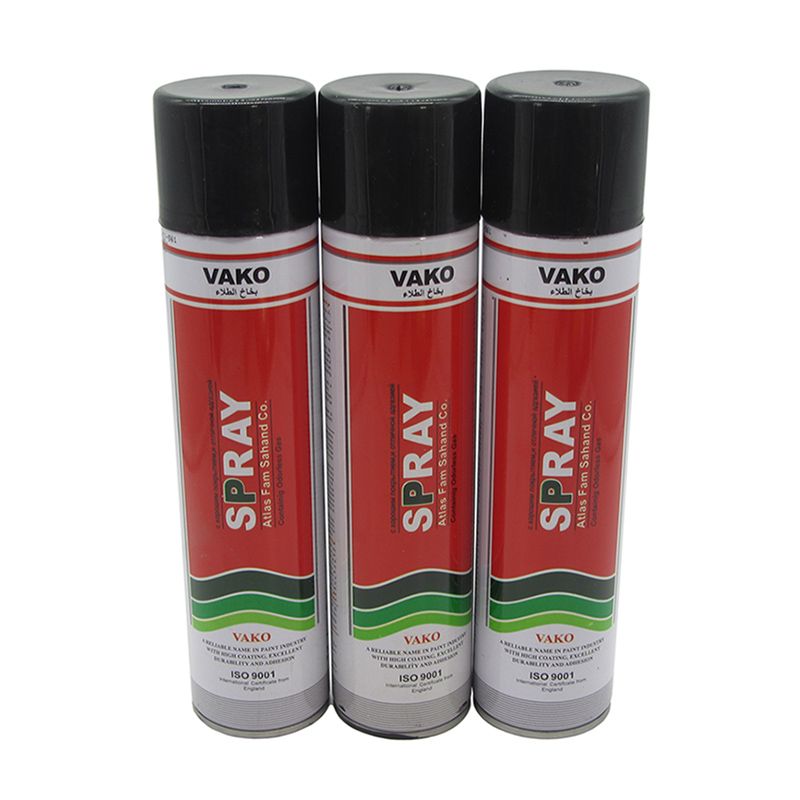 اسپری رنگ مشکی مات واکو مدل 300ml بسته 3 عددی