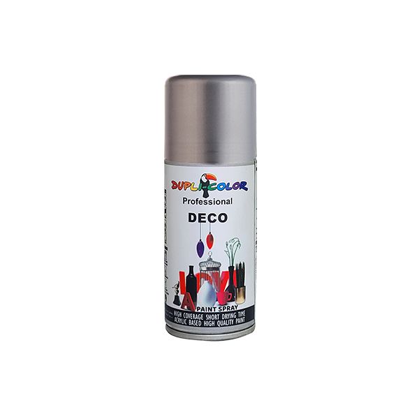 اسپری رنگ کروم نقره ای دوپلی کالر مدل deco حجم 150 میلی لیتر