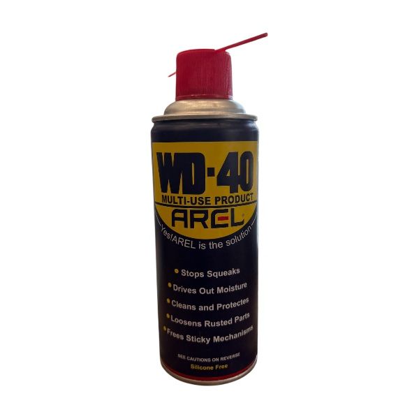 اسپری روان کننده آرل مدل wd 40 حجم 400 میلی لیتر