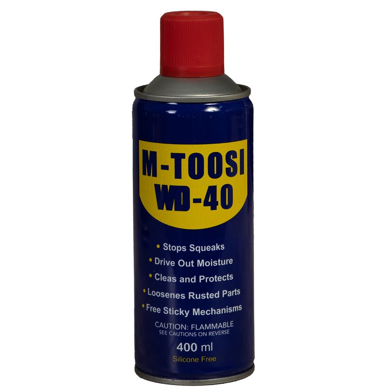 اسپری روان کننده ام طوسی مدل wd 40 حجم 400 میلی لیتر