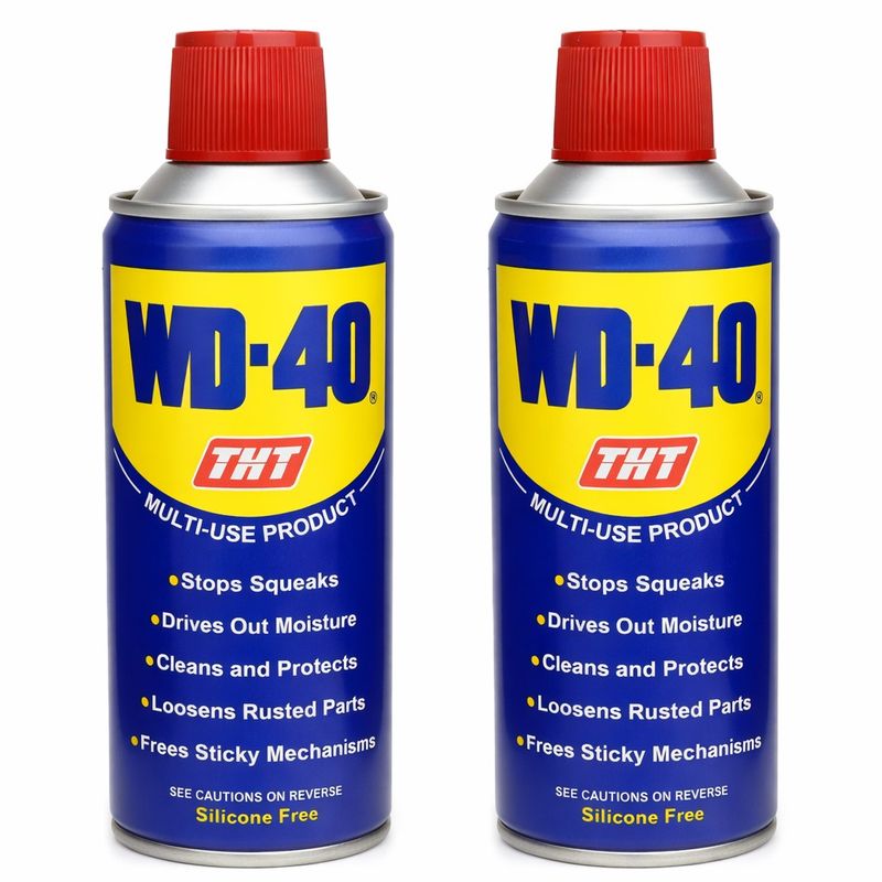 اسپری روان کننده دبلیو دی  40 تی اچ تی مدل multiuse product حجم 450 میلی لیتر بسته 2 عددی