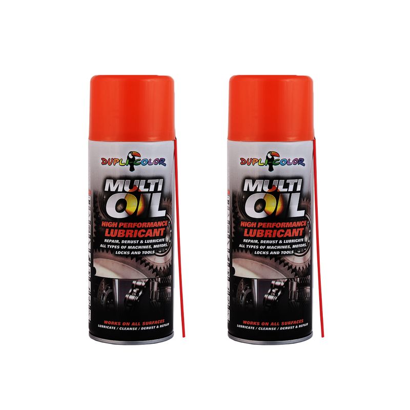 اسپری روان کننده دوپلی کالر مدل multi oil حجم 400 میلی لیتر مجموعه 2 عددی