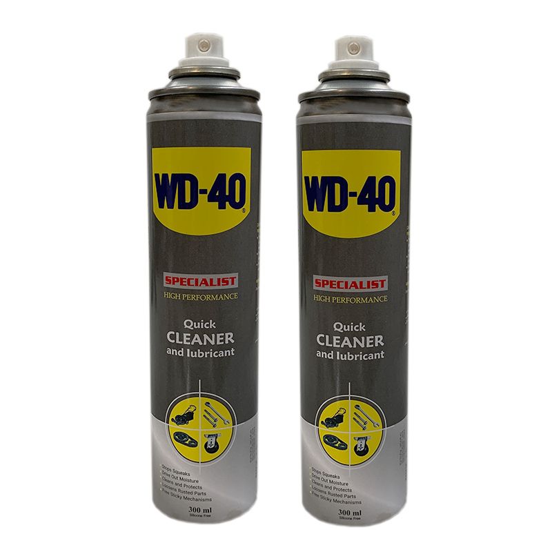 اسپری روان کننده رسی مدل wd 40 حجم 300 میلی لیتر مجموعه دو عددی