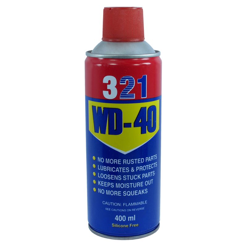 اسپری روان کننده و رنگ بر مدل wd 40 حجم 400 ميلی ليتر