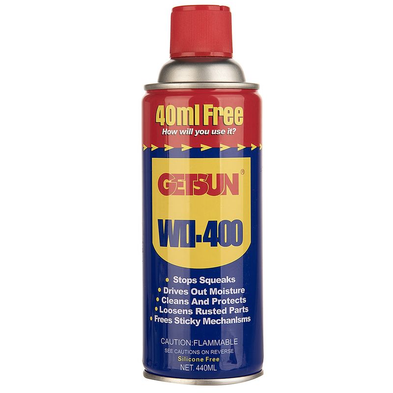 اسپری روان کننده و زنگ بر گتسان مدل wd 400 حجم 440 میلی لیتر