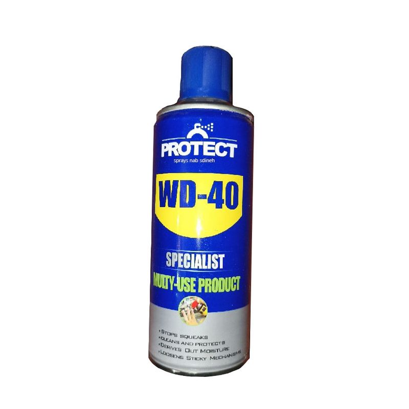 اسپری روان کننده پروتكت اسپريز ناب آدينه  مدل wd 40 حجم 450 میلی لیتر