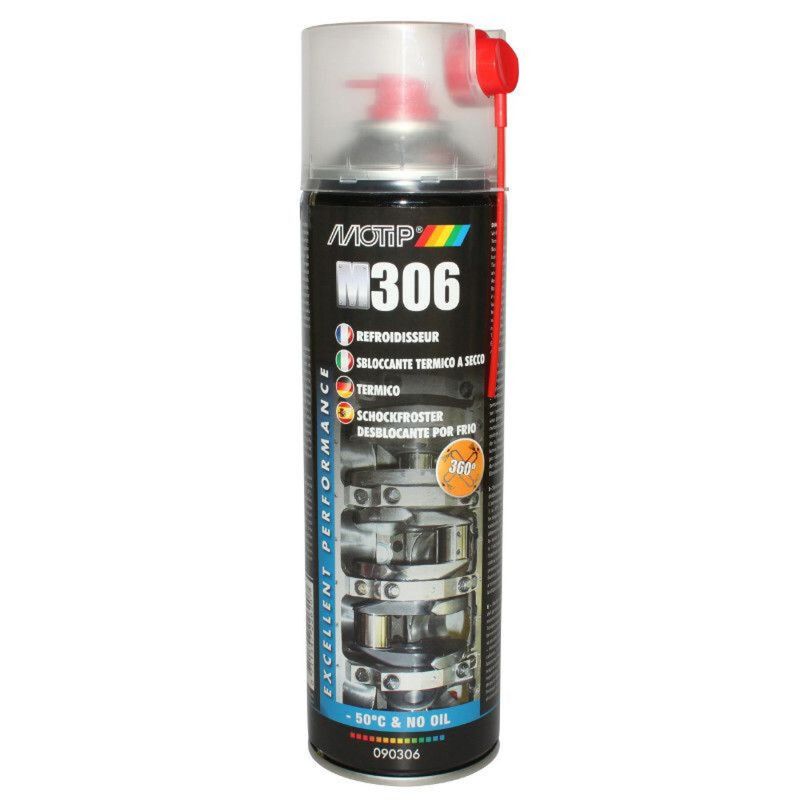 اسپری فریز کننده و نفوذ کننده موتیپ مدل m 306 حجم 500 میلی لیتر