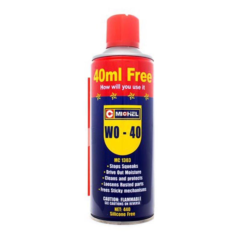 اسپری نفوذ کننده و روان ساز مایکل مدل wd 40 حجم 440 میلی لیتر