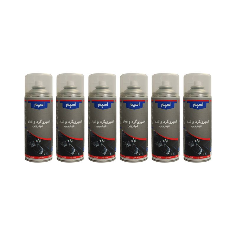 اسپری پاک کننده گردوغبار دوپلیکالر مدل dust6 حجم 400 میلی لیتر مجموعه 6 عددی