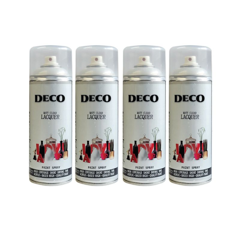 اسپری کیلر مات دکو مدل d4 حجم 400 میلی لیتر مجموعه 4 عددی