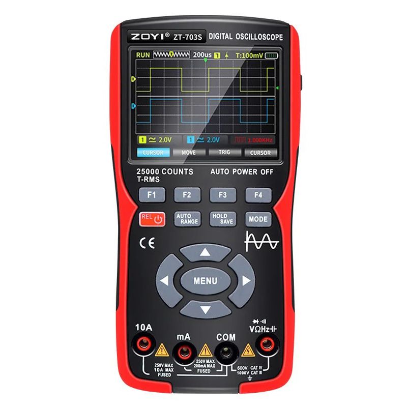 اسیلوسکوپ، مولتی تر و فانکشن ژنراتور زویی مدل zt 703s