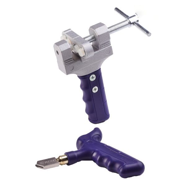 انبر بشکن کاشی و سرامیک ریزو مدل سه کاره کد yp htc_2 12mm مجموعه 2 عددی