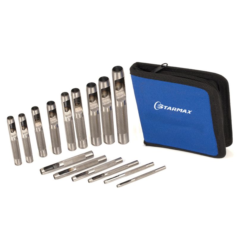 انبر پانچ چرم استارمکس مدل smp 13s015vc مجموعه 15 عددی