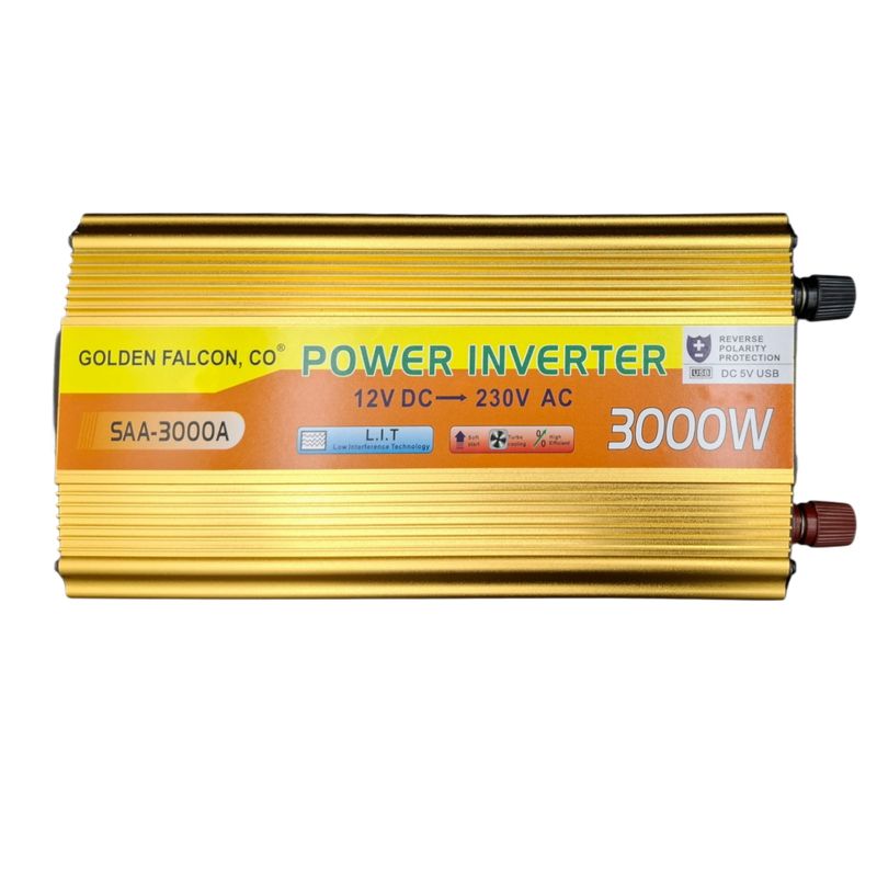 اینورتر خورشیدی مدل گلدن فالکون saa 3000a ظرفیت ۳۰۰۰ وات