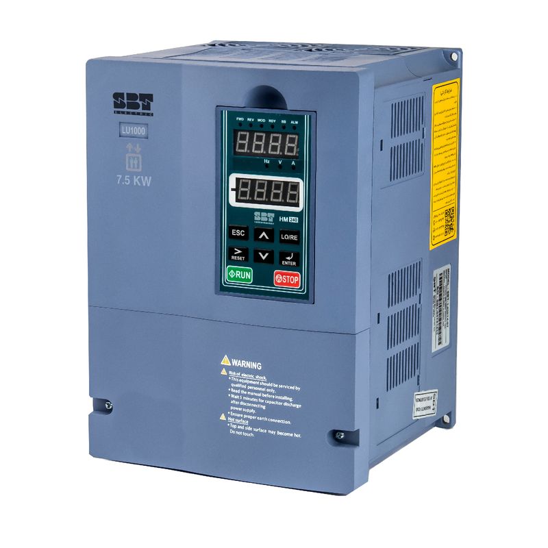 اینورتر صنعتی اس بی تی دی مدل lu1000 ظرفیت 7.5 کیلو وات