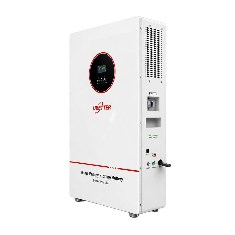 باتری خورشیدی اینورتردار یوبتر مدل 5kw 5kwh ظرفیت 100 آمپر ساعت