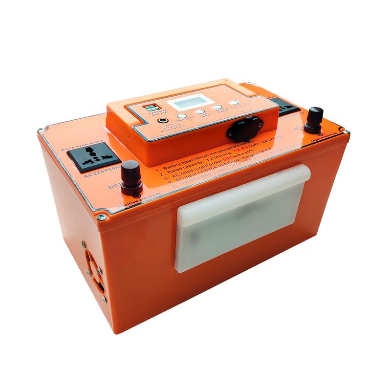باتری خورشیدی مدل مولتی 500w کمپینگ 12v 220v ظرفیت 50000 میلی آمپر ساعت