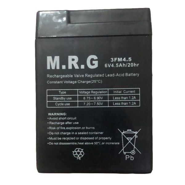 باتری سیلد اسید 6 ولت مدل mrg کد xz 48