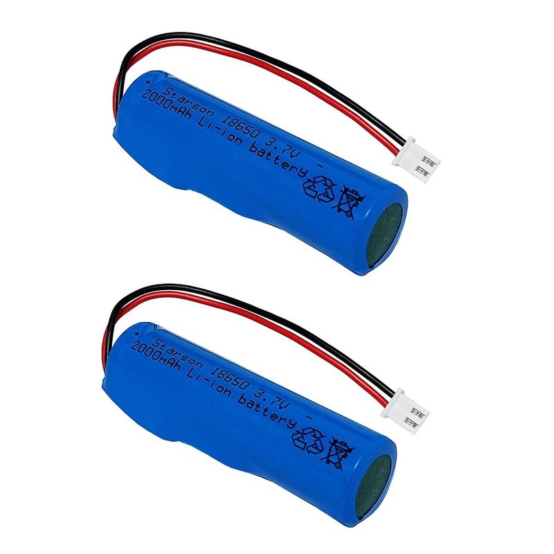 باتری لیتیوم یون استارسان مدل wconnector ظرفیت 2000 میلی آمپر ساعت بسته 2 عددی
