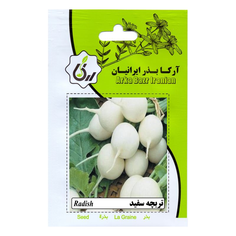 بذر تربچه سفید آرکا بذر ایرانیان کد ark 189