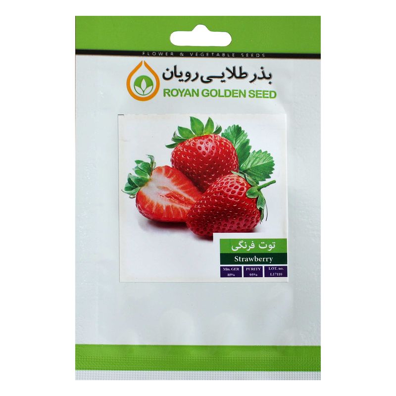 بذر توت فرنگی بذر طلایی رویان کد bzt 134