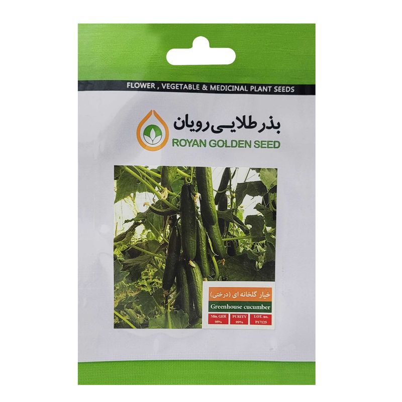 بذر خیار گلخانه ای درختی بذر طلایی رویان کد bzt 163