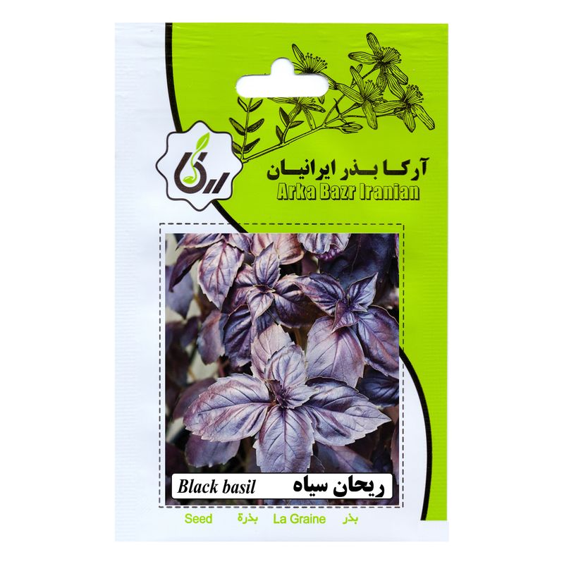 بذر ریحان سیاه آرکا بذر ایرانیان کد ark 218